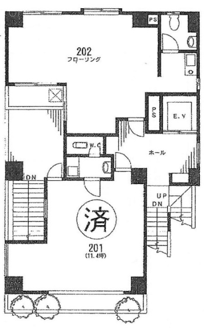 メゾン戸田202 間取り図