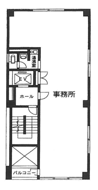 戸羽ビル6F 間取り図