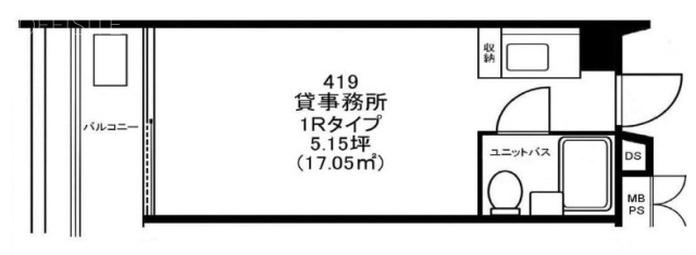 東京ロイヤルプラザ419 間取り図