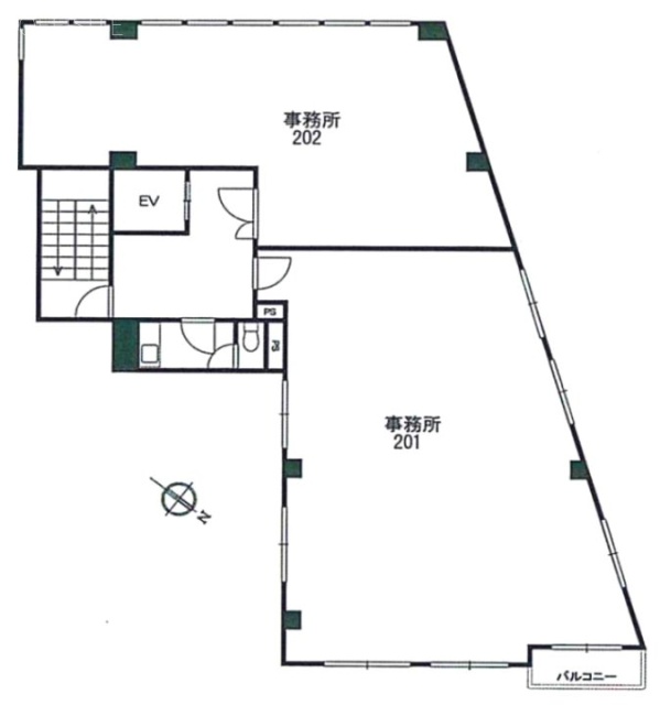 OKビル202 間取り図