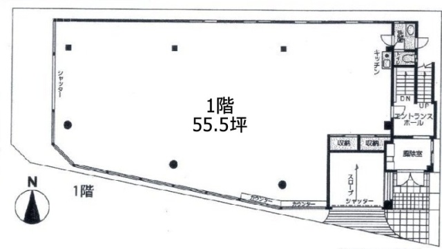 アーバン田園調布1F 間取り図