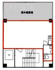 河西ビル6F 間取り図