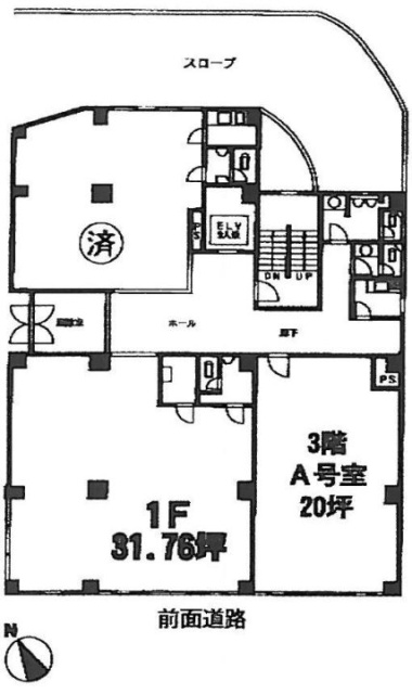 メイスンビル1F 間取り図