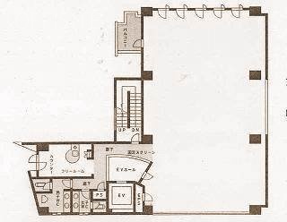 西新橋JKビル7F 間取り図