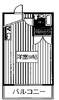 メゾンドラーク204 間取り図