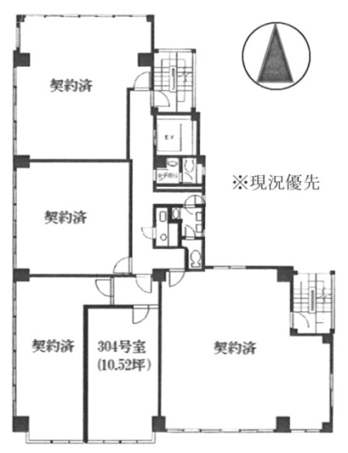 クラシックビル304 間取り図