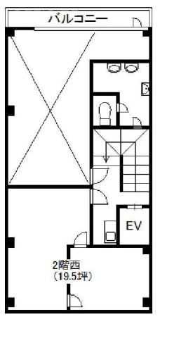 田中ビル2F 間取り図