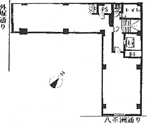 八重洲ヤヨイビルAB 間取り図