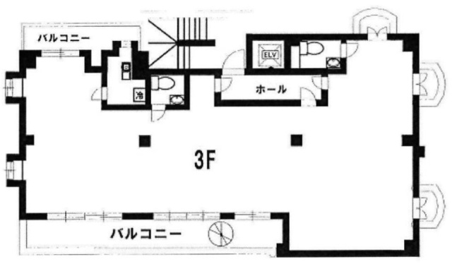 NAGAIビル3F 間取り図