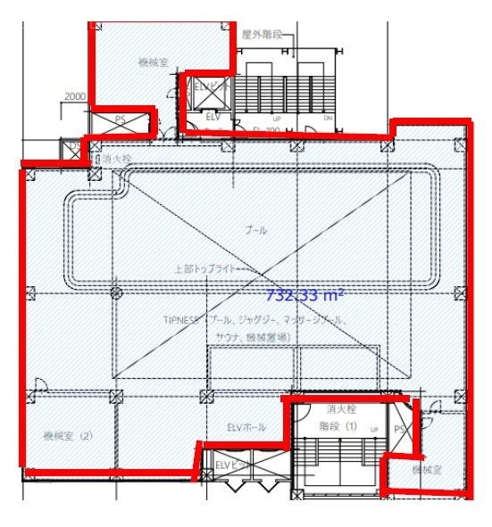 Tip´s町田ビル7F 間取り図