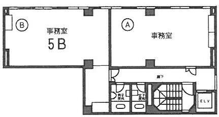 三重ビルB 間取り図