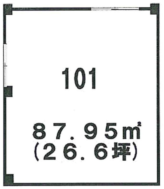 高野ビル101 間取り図