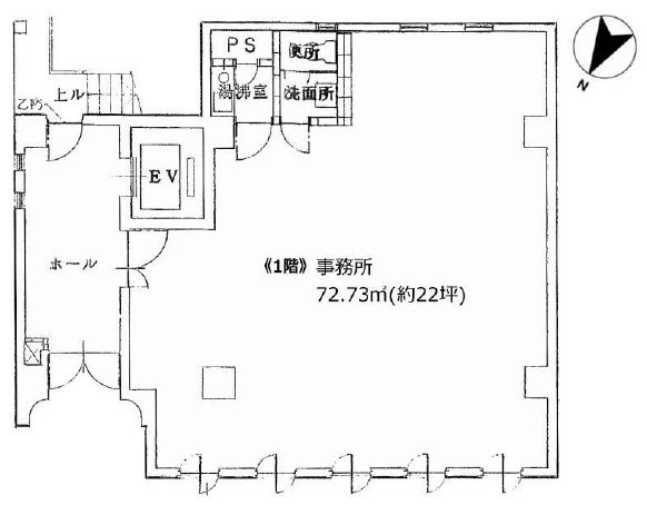 富島第1青山ビル1F 間取り図