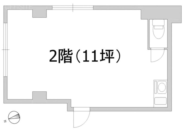 丹波ビル2F 間取り図