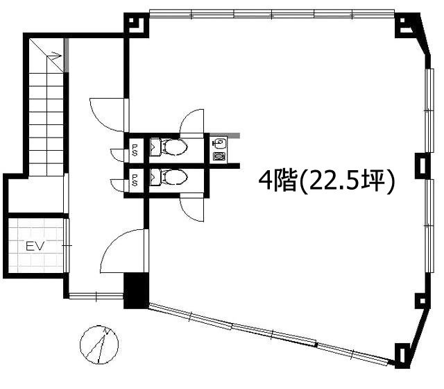 プライマリービル4F 間取り図