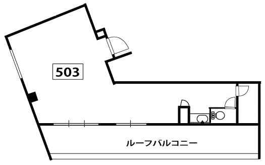 ドミシール平野503 間取り図