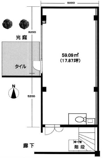 ダイアパレス大山ビル1F 間取り図