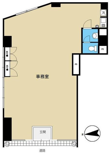 東山ビル1F 間取り図