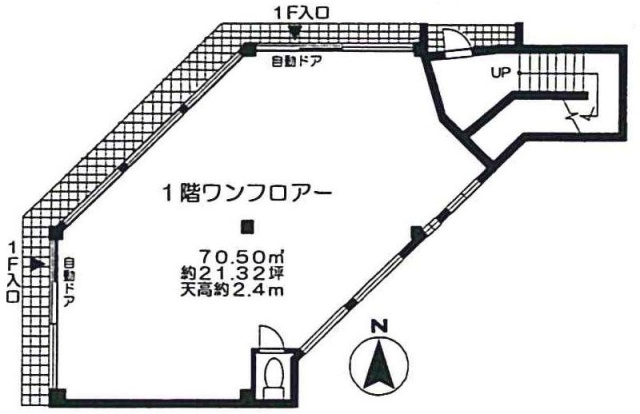 保木間日光街道ビル1F 間取り図