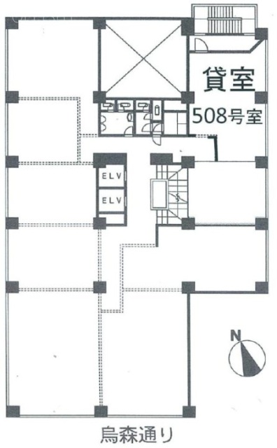 弁護士ビル508 間取り図