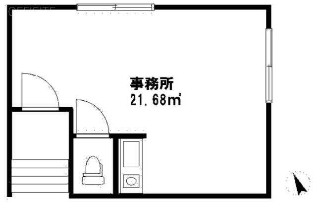 第二飯島ビルB 間取り図