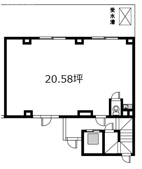 メゾンヴェールビル1F 間取り図