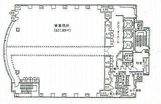 ヒューリック小舟町ビル8F 間取り図