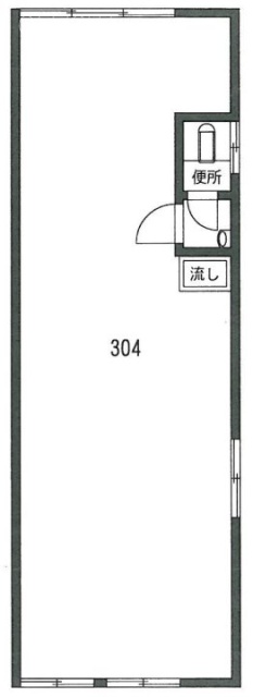 松住町別館304 間取り図