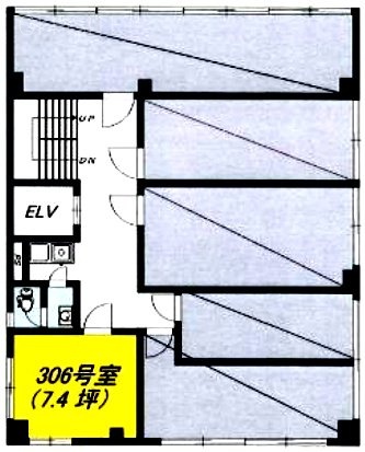 第一ライトビル306 間取り図