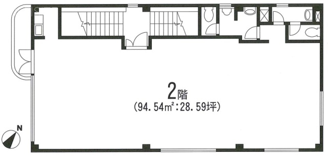 千駄ヶ谷KTビル2F 間取り図