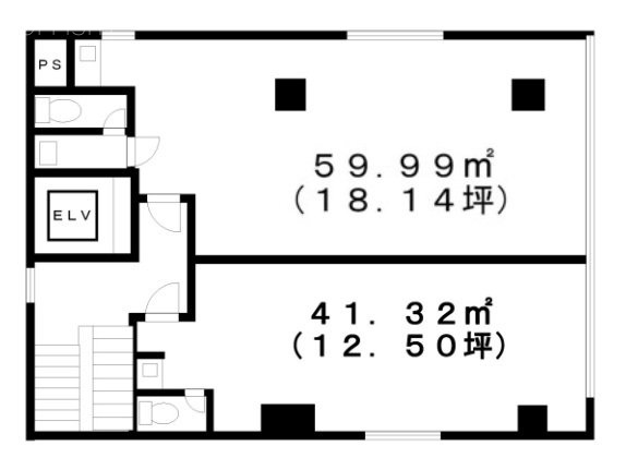 ツボヤビル1 間取り図