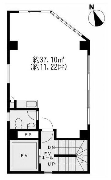藤田ビル3F 間取り図