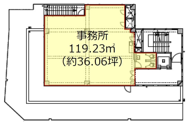 ザ・パークレックス人形町6F 間取り図