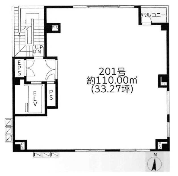 ポプリプラザ201 間取り図