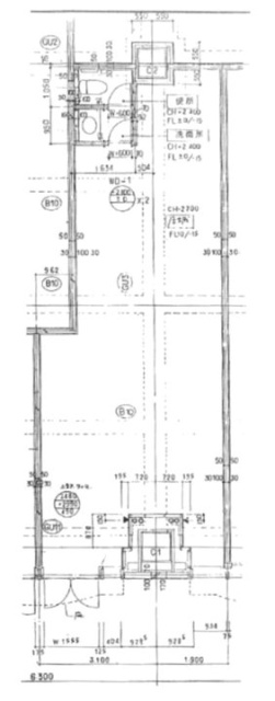 茅場町タワー1F 間取り図