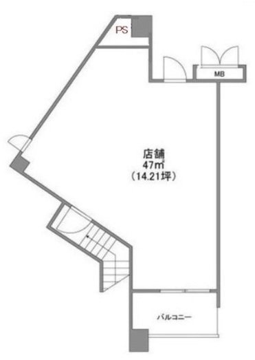 コスモリード羽田ビル201 間取り図