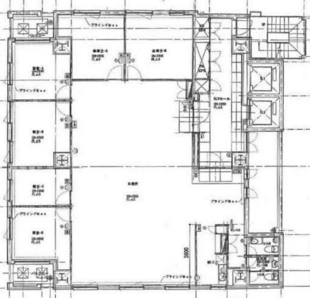 紀尾井町コートビル3F 間取り図