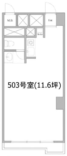 ニュー渋谷コーポラス503 間取り図