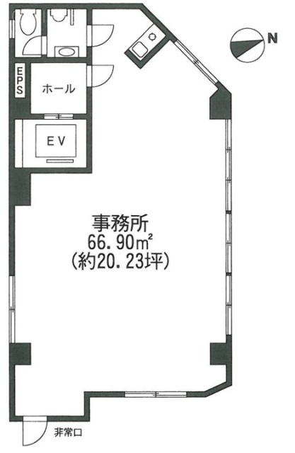 北新宿ビル5F 間取り図