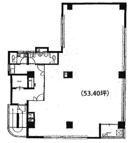 東麻布SSビル2F 間取り図