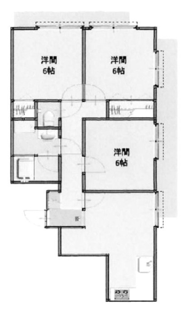 ジャコワ東日本橋マンション503 間取り図