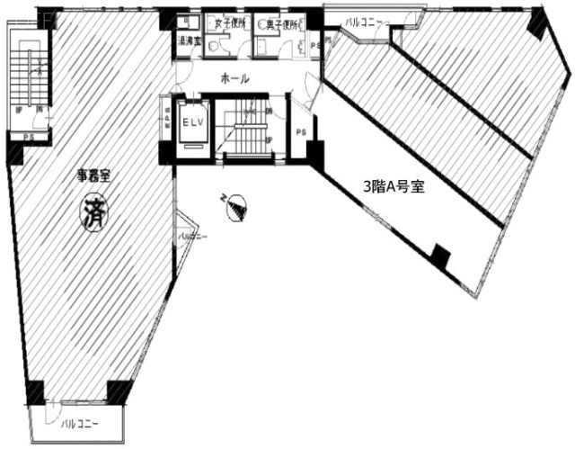 神田ミハマビルA 間取り図