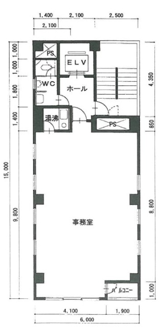 東ビル3F 間取り図