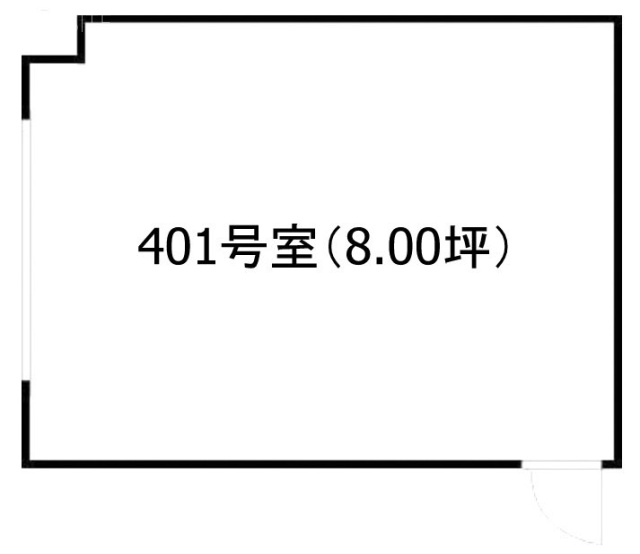 静山(セイザン)ビル401 間取り図