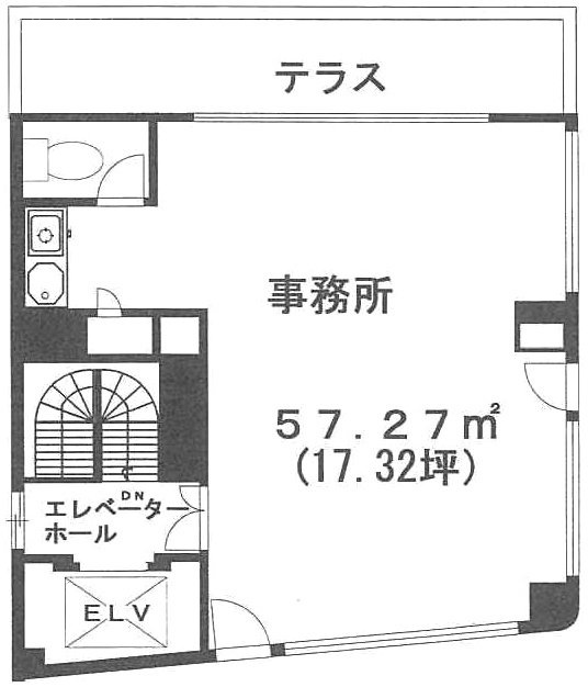 拓都ビル5F 間取り図