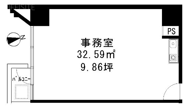 九段セントラルビル301 間取り図