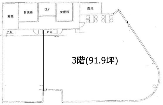 高木ビル3F 間取り図