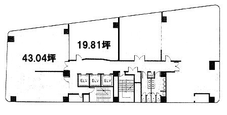 曙町新井ビル11F 間取り図