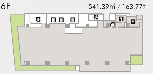 MA5ビル6F 間取り図