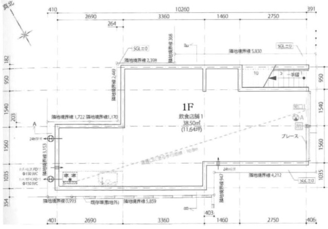 マガザン門前仲町Ⅱ1F 間取り図